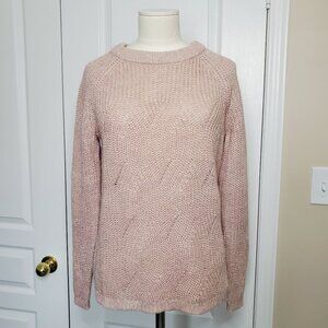 Reitmans Knit Sweater Light Pink Size S